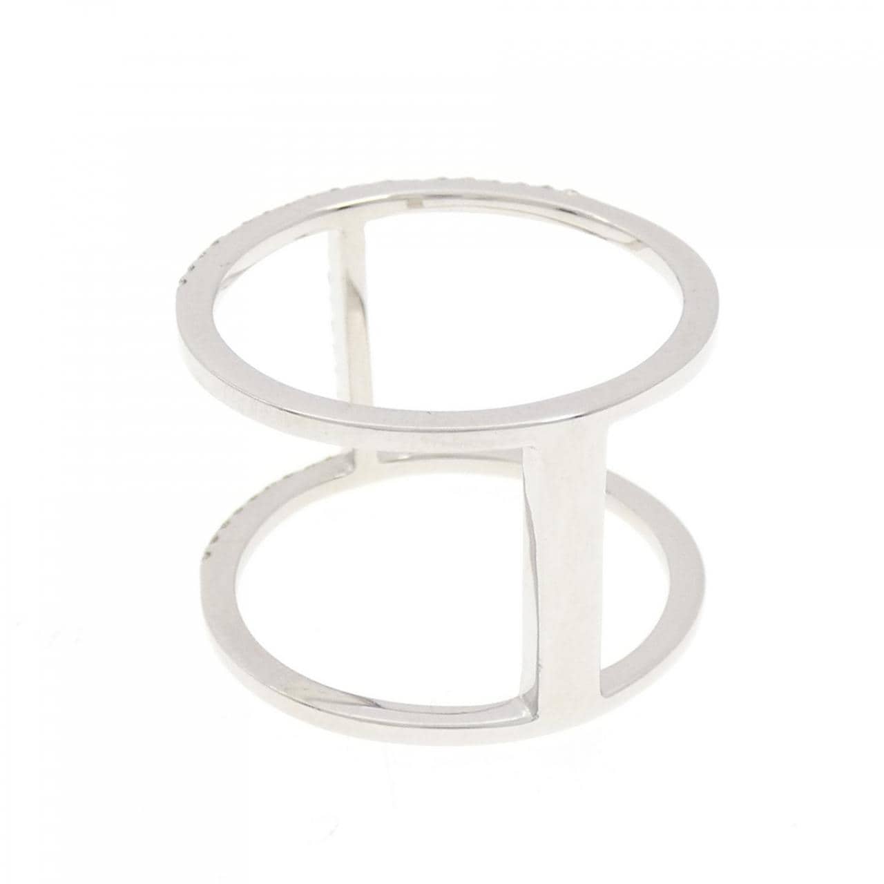 K18WG ダイヤモンド リング 0.22CT