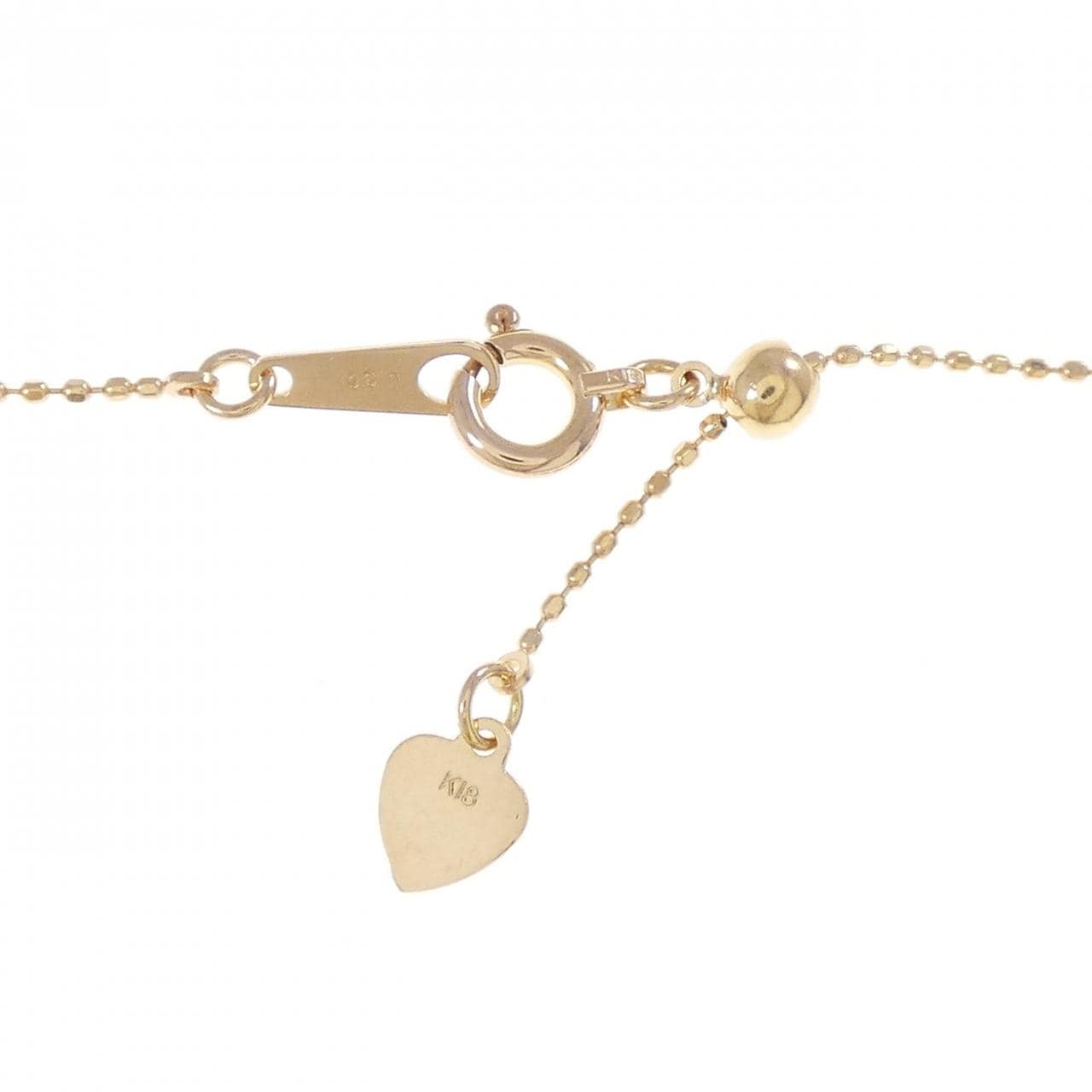 K18YG ダイヤモンド ネックレス 0.36CT