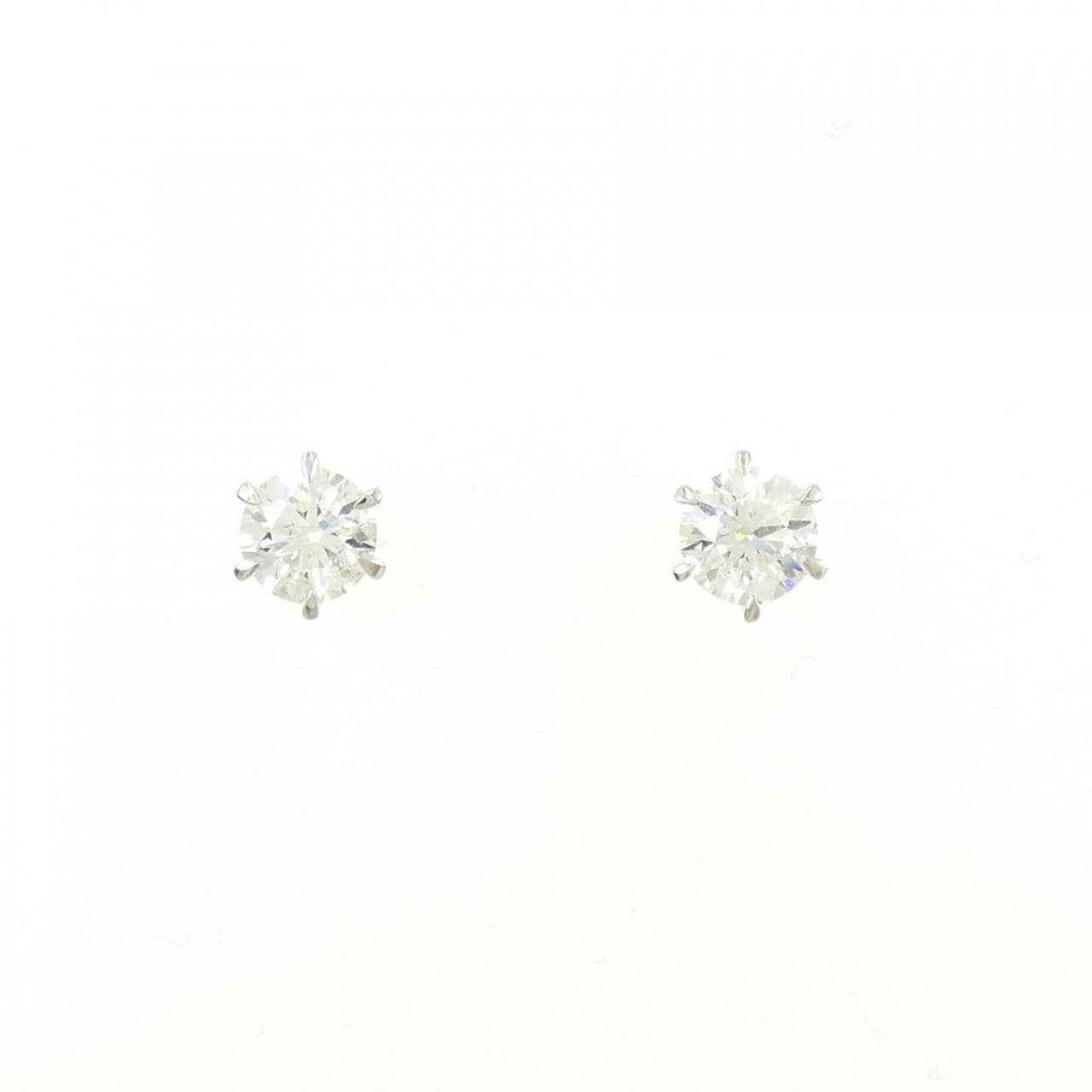 コメ兵｜【リメイク】PT/ST ダイヤモンド ピアス 0.317CT 0.335CT E－F