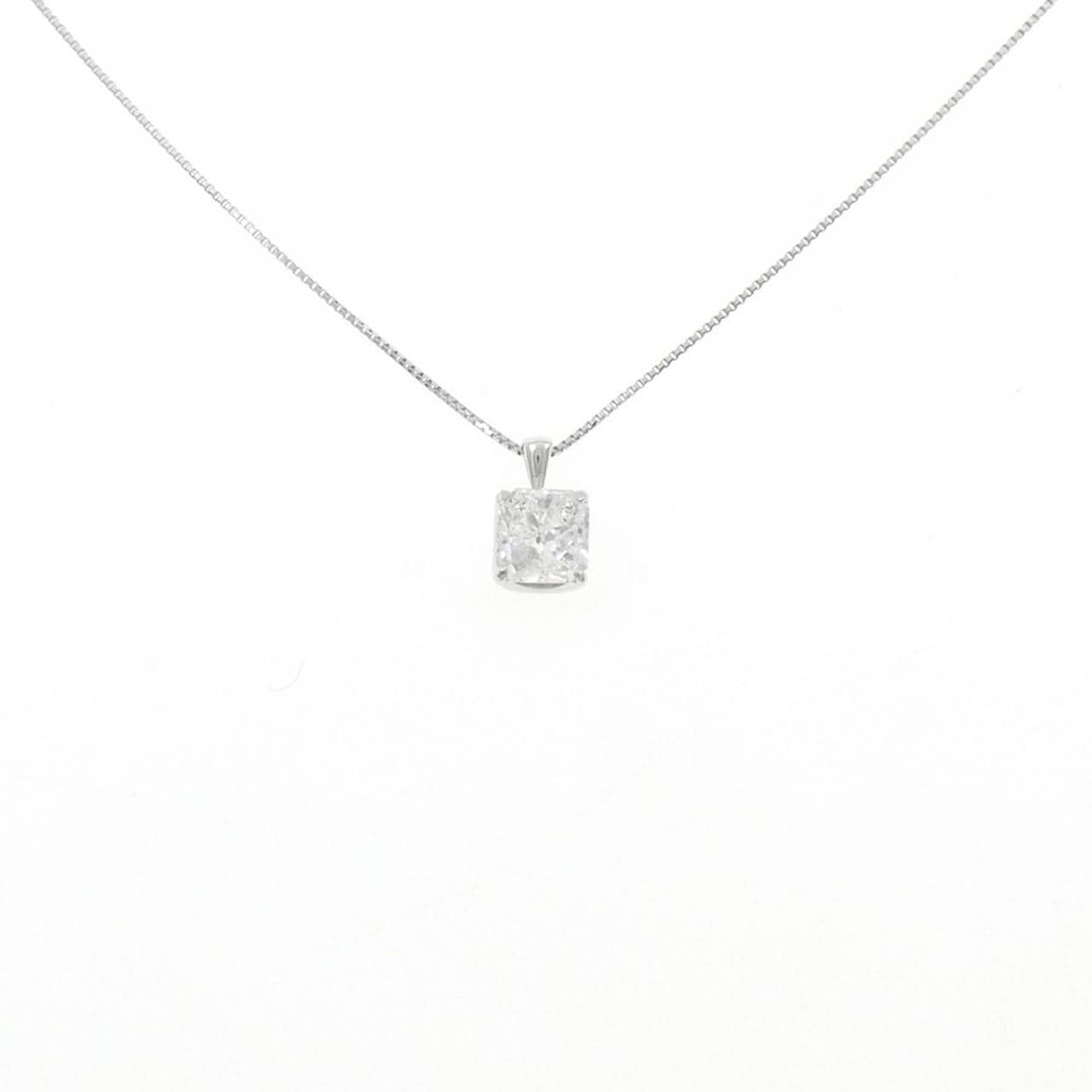 PT900/PT850鑽石項鍊，1.004克拉，F色，I1淨度，異形切割