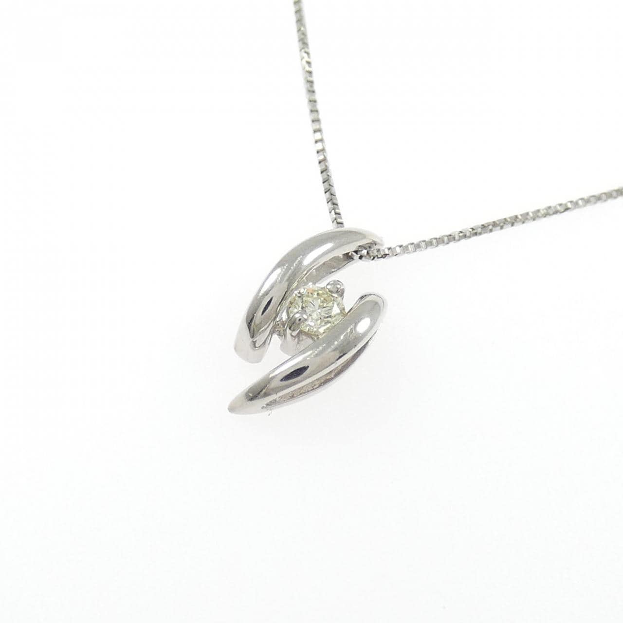 PT900/PT850 ダイヤモンド ネックレス 0.08CT