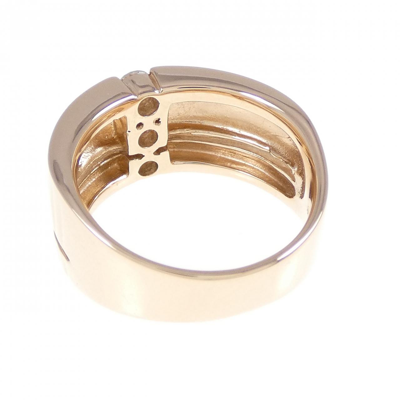 K18PG ダイヤモンド リング 0.30CT