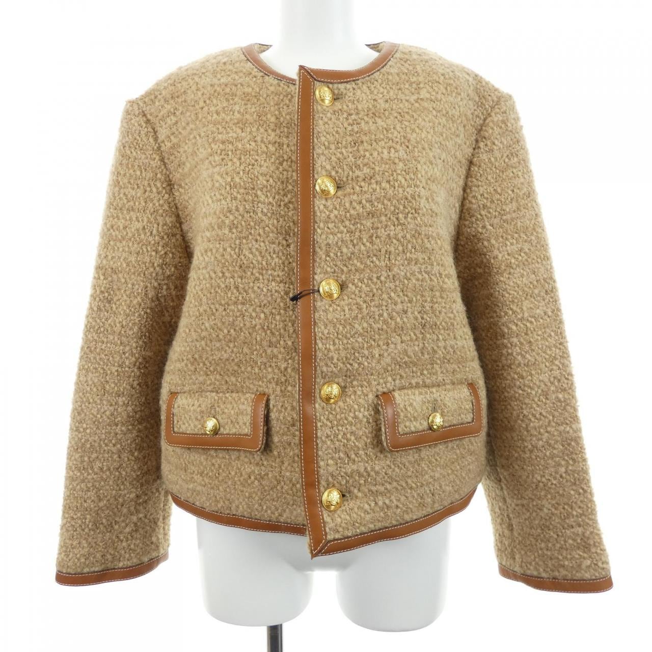 セリーヌ CELINE 2V42J576R ノーカラージャケット