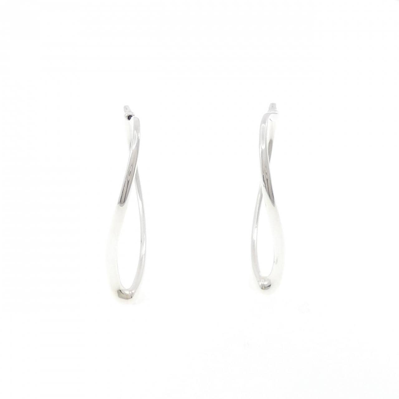 ティファニー オープン ハート フープ ピアス