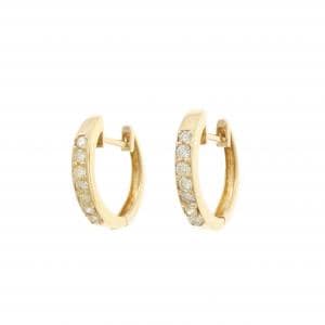 K18YG ダイヤモンド ピアス 0.32CT