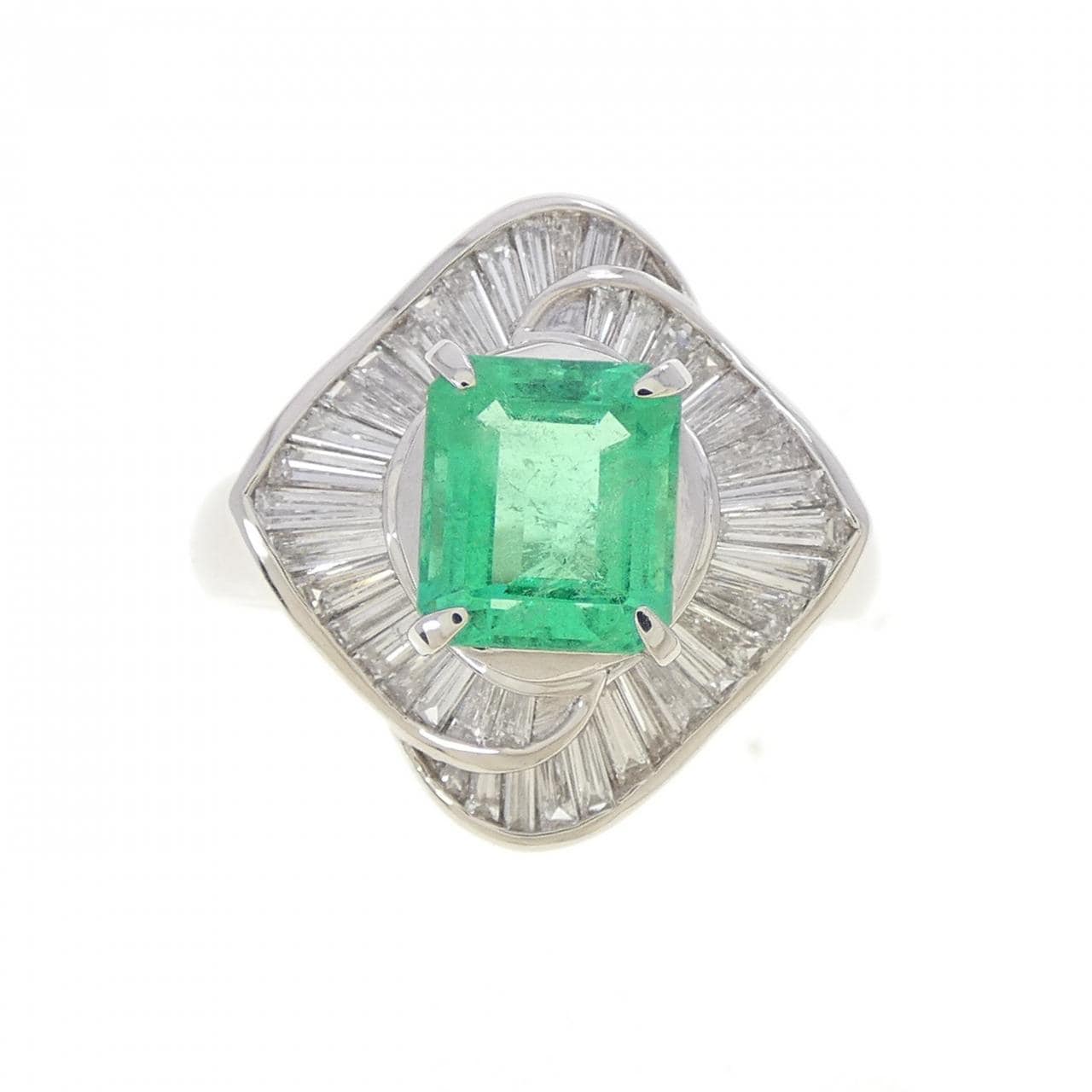 PT900 エメラルド リング 1.17CT
