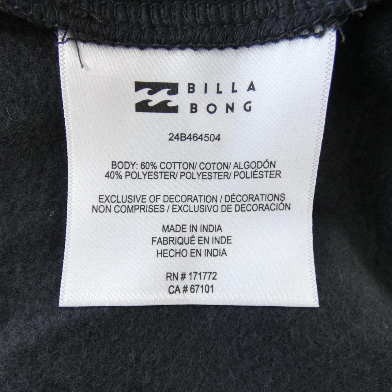 ビラボン BILLABONG スウェット