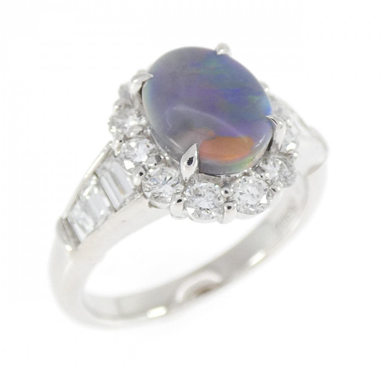 PT900 ブラックオパール リング 1.13CT