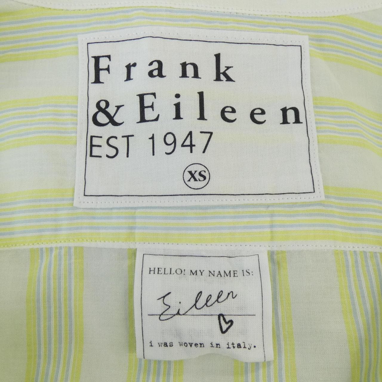 フランクアンドアイリーン FRANK&EILEEN シャツ
