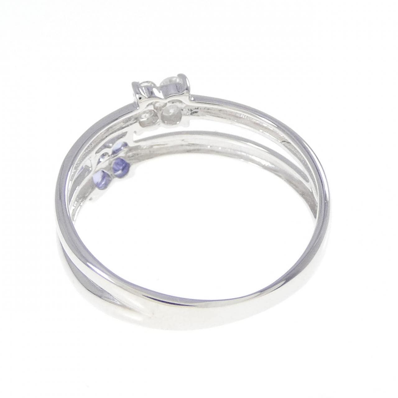 K14WG フラワー タンザナイト リング