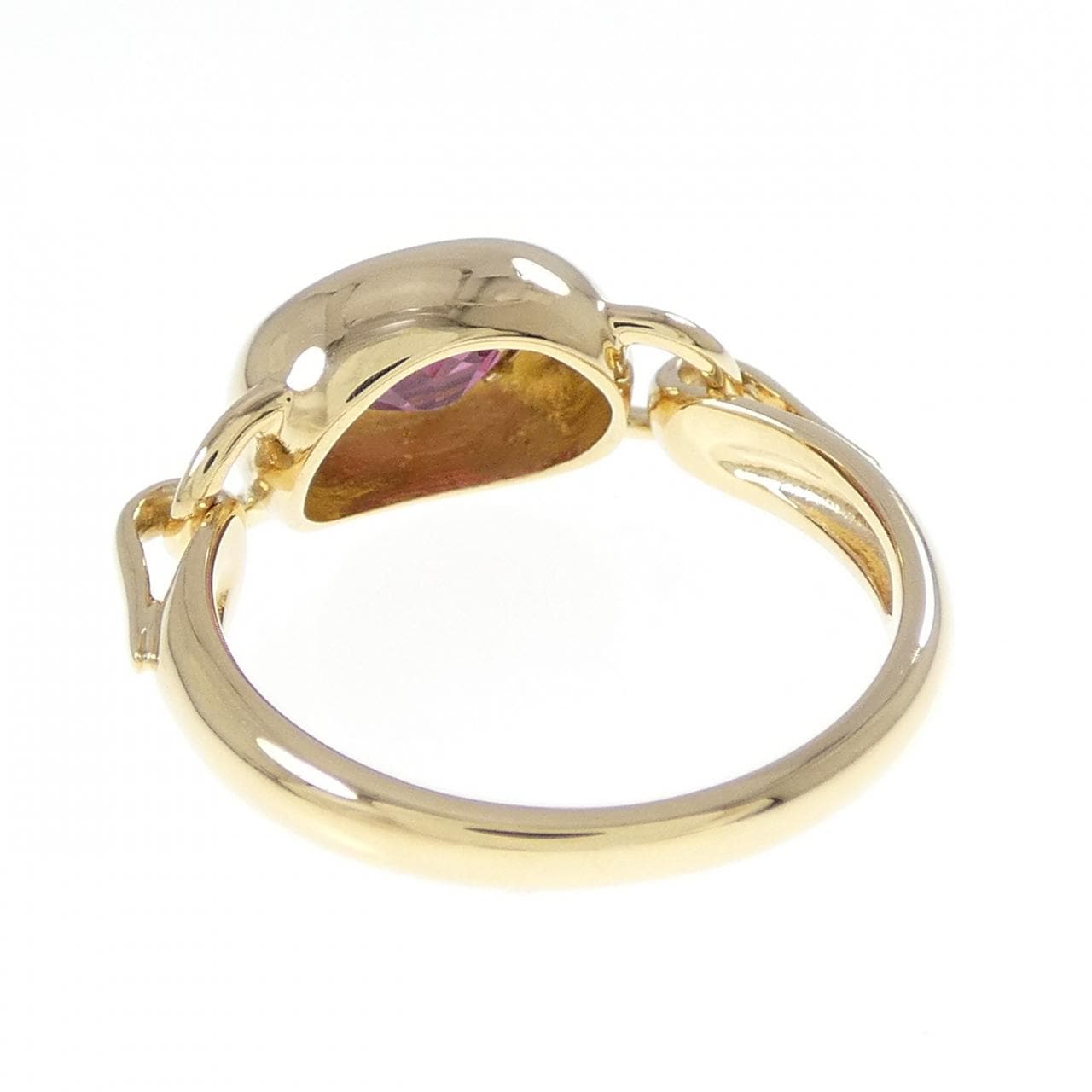 K18YG ガーネット リング