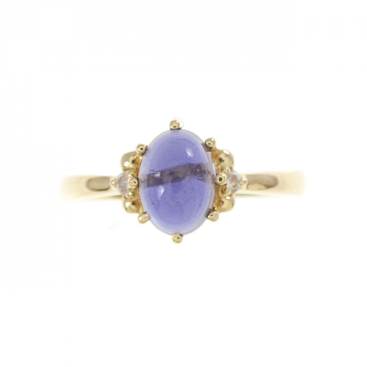 K18YG アイオライト リング