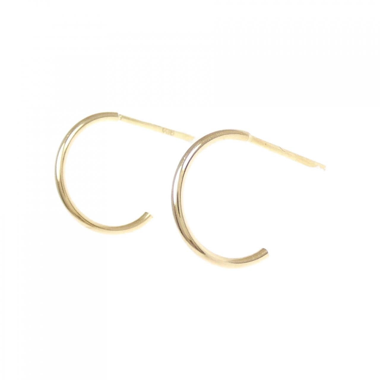 K18YG earrings