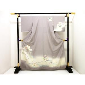 【未使用品】訪問着　友禅加工　刺繍入り