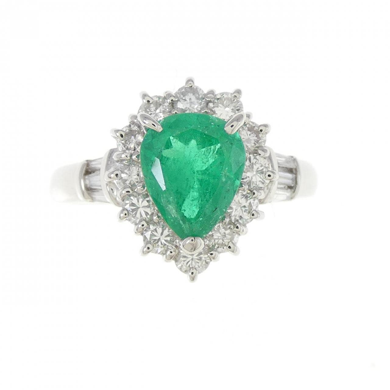 PT900 Emerald Ring 1.061CT