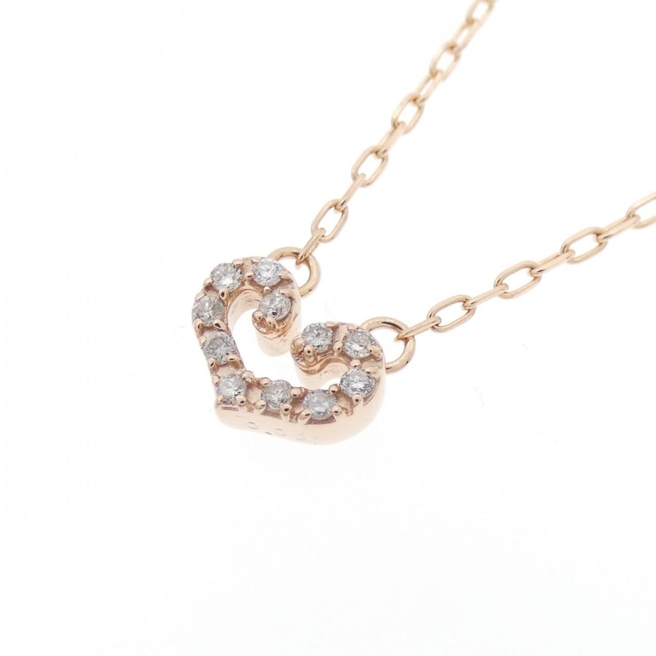 K10PG ダイヤモンド ネックレス 0.05CT