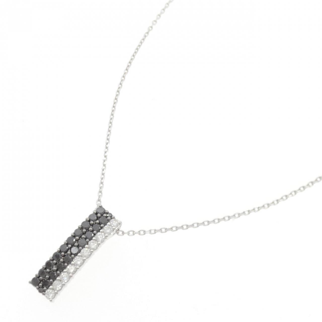 K18WG ダイヤモンド ネックレス 0.70CT