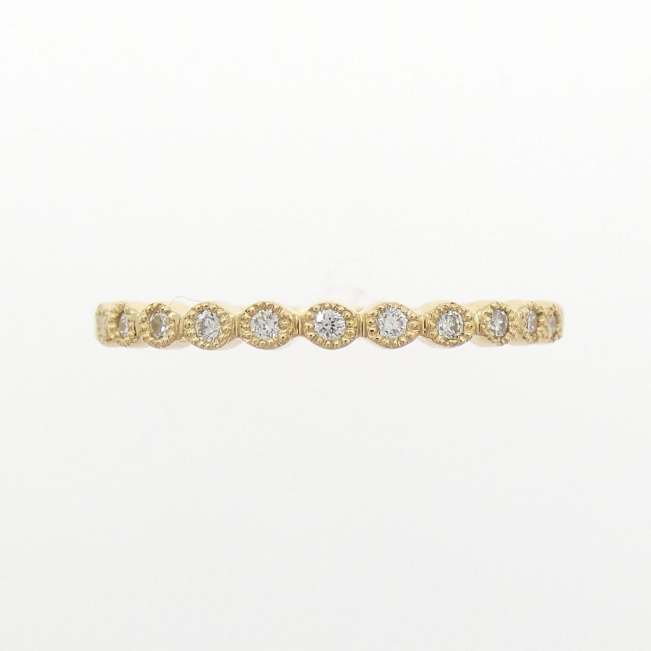 【リメイク】K18YG ダイヤモンド リング 0.10CT