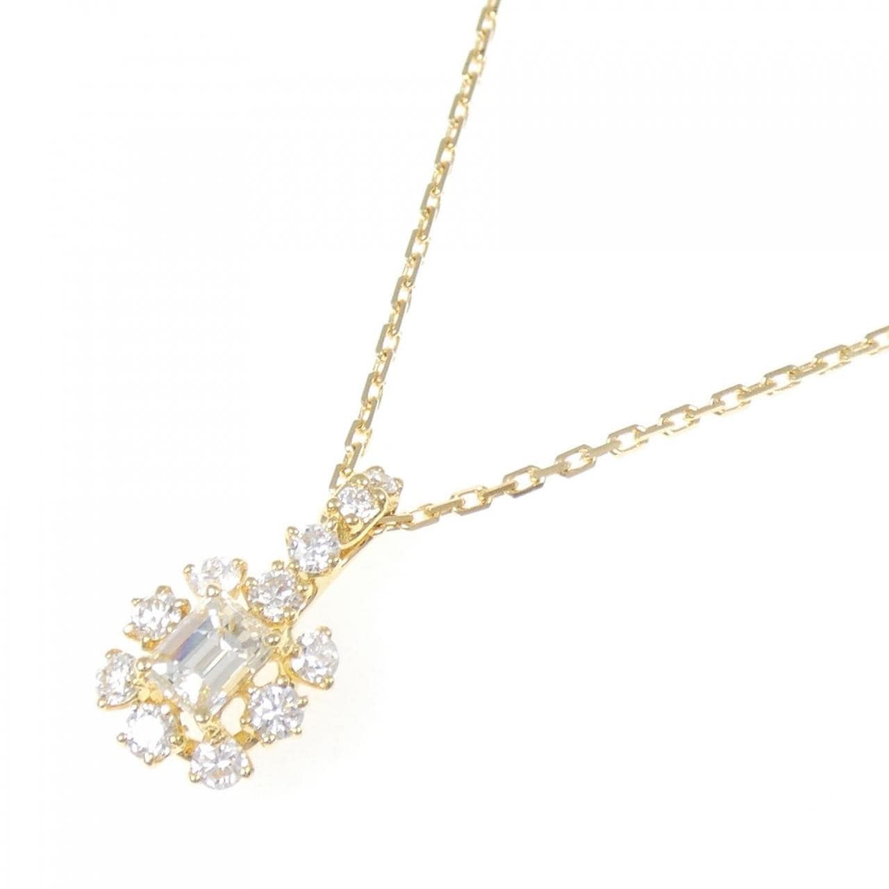 K18YG ダイヤモンド ネックレス 0.514CT
