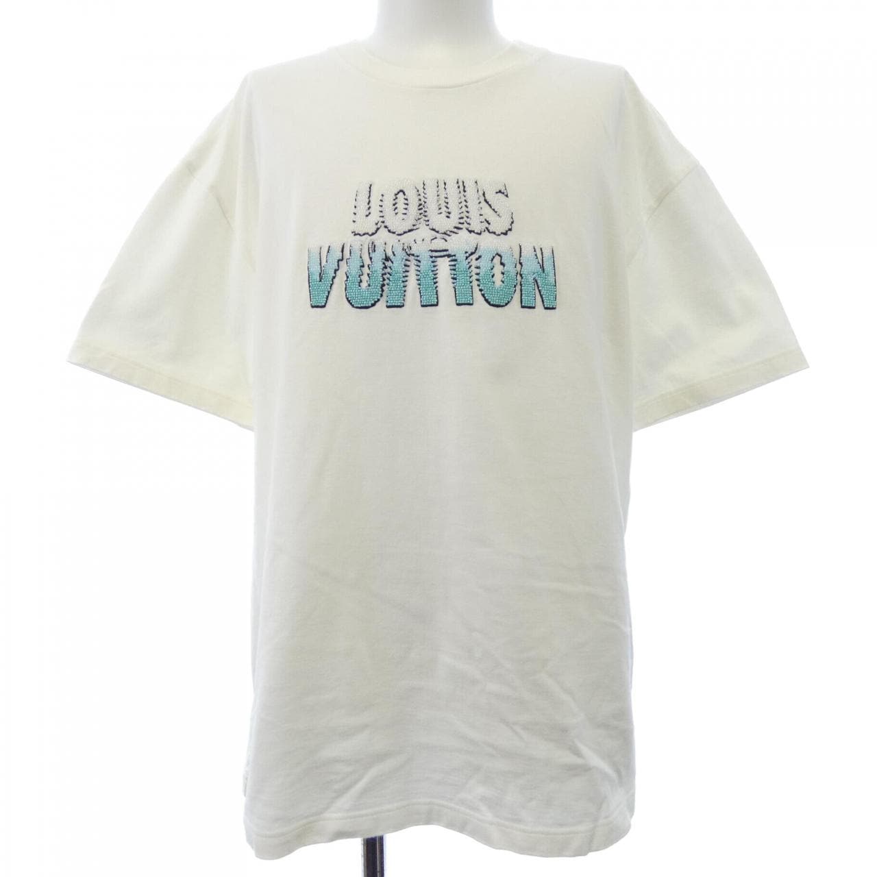 ルイヴィトン LOUIS VUITTON エンブロイダードビーズコットンTシャツ HPY35WNPG Tシャツ