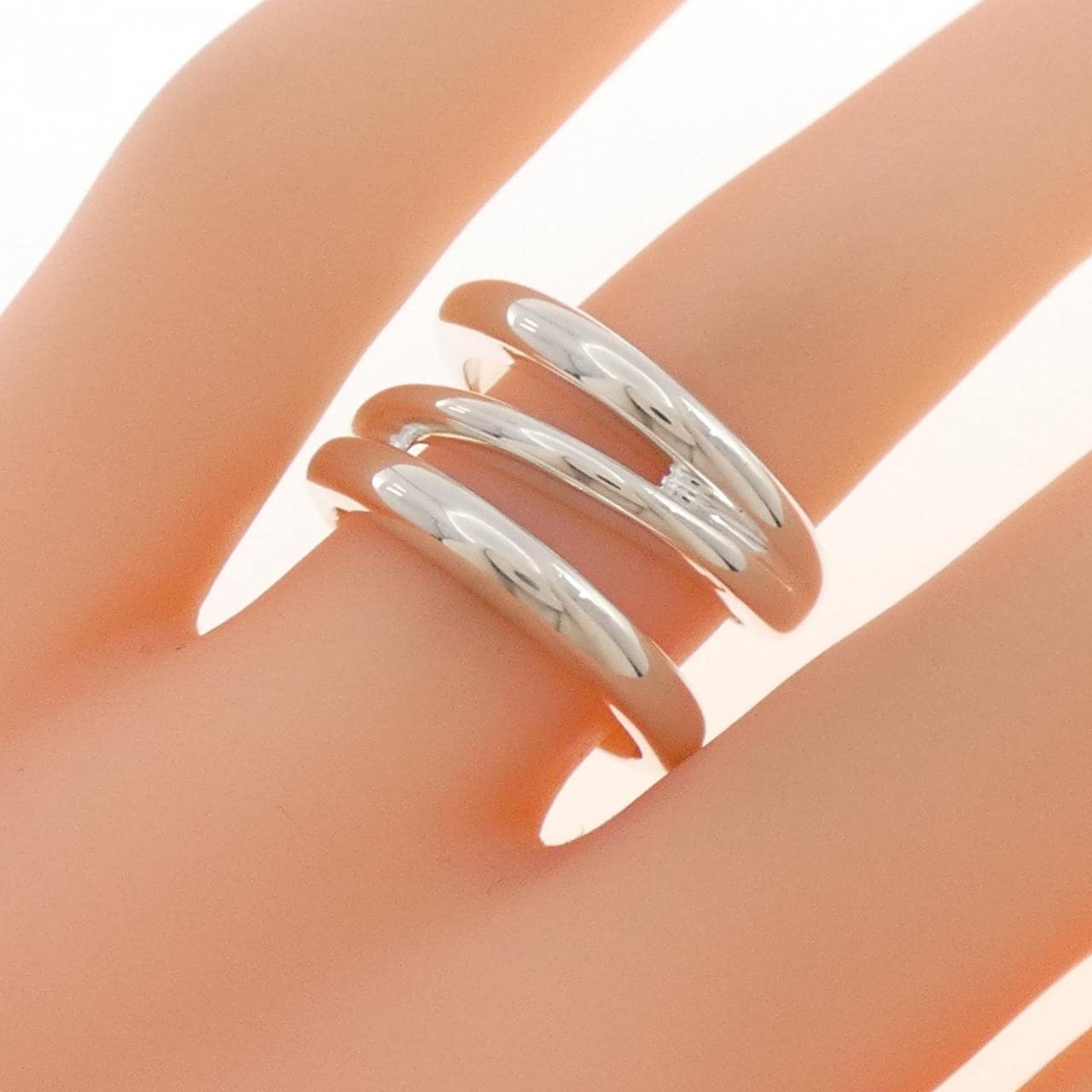 ティファニー オープンダイアグナル リング