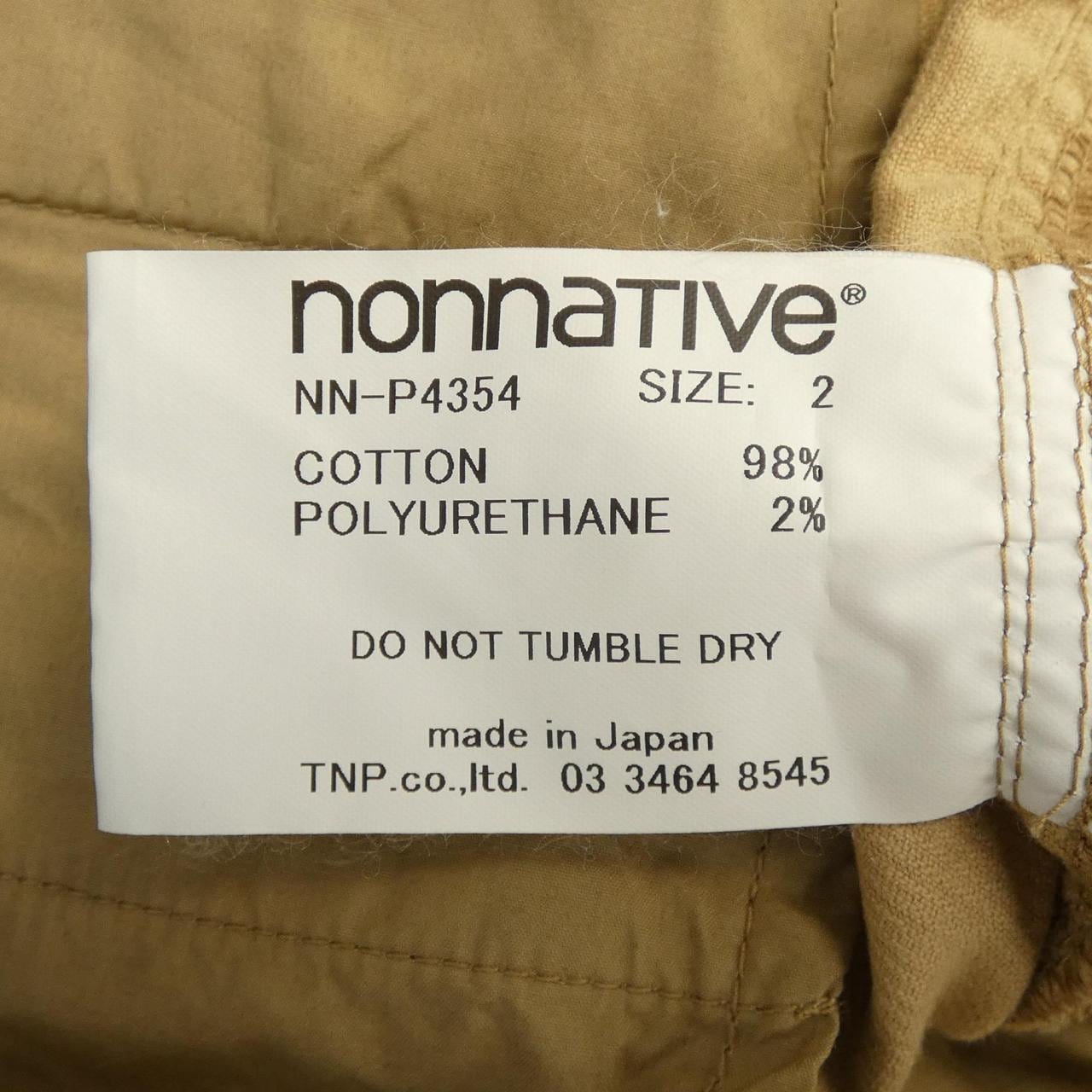 ノンネイティブ NONNATIVE NN-P4354 パンツ