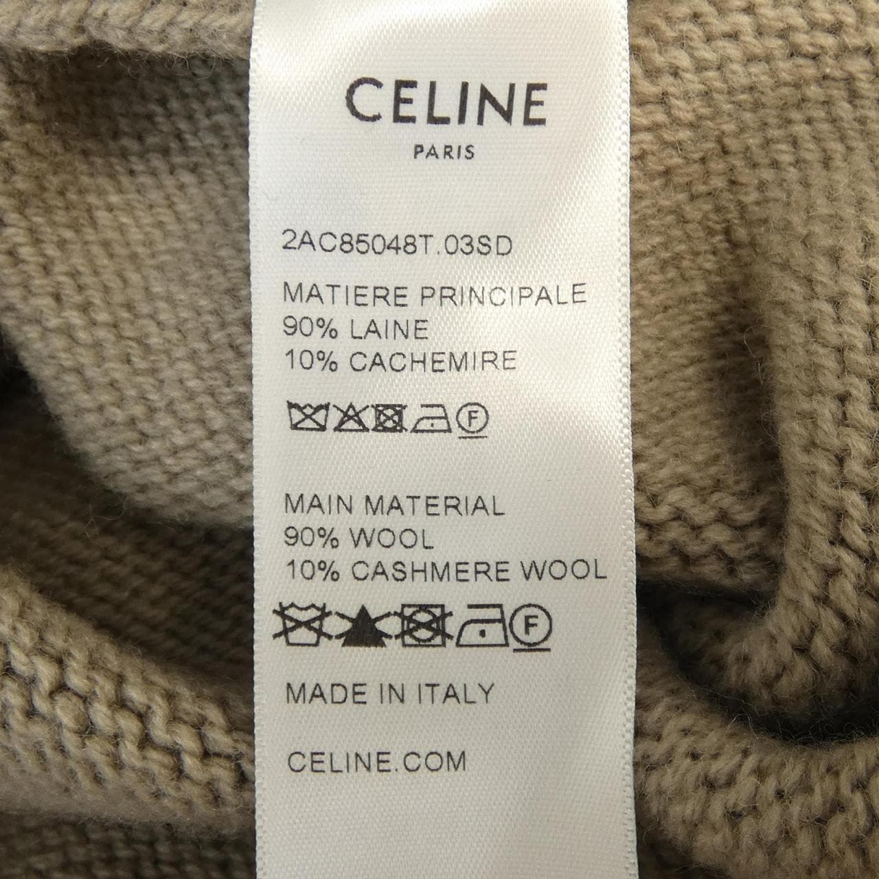 セリーヌ CELINE トリオンフ TRIOMPHE　クルーネックセーター 2AC85048T ニット