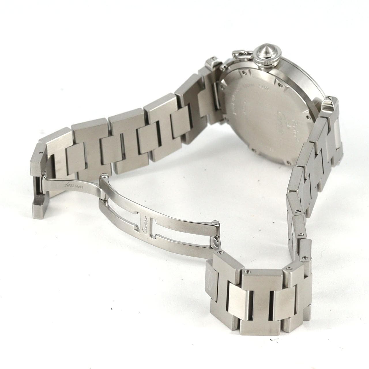 カルティエ パシャCグランデデイト W31058M7 SS 自動巻