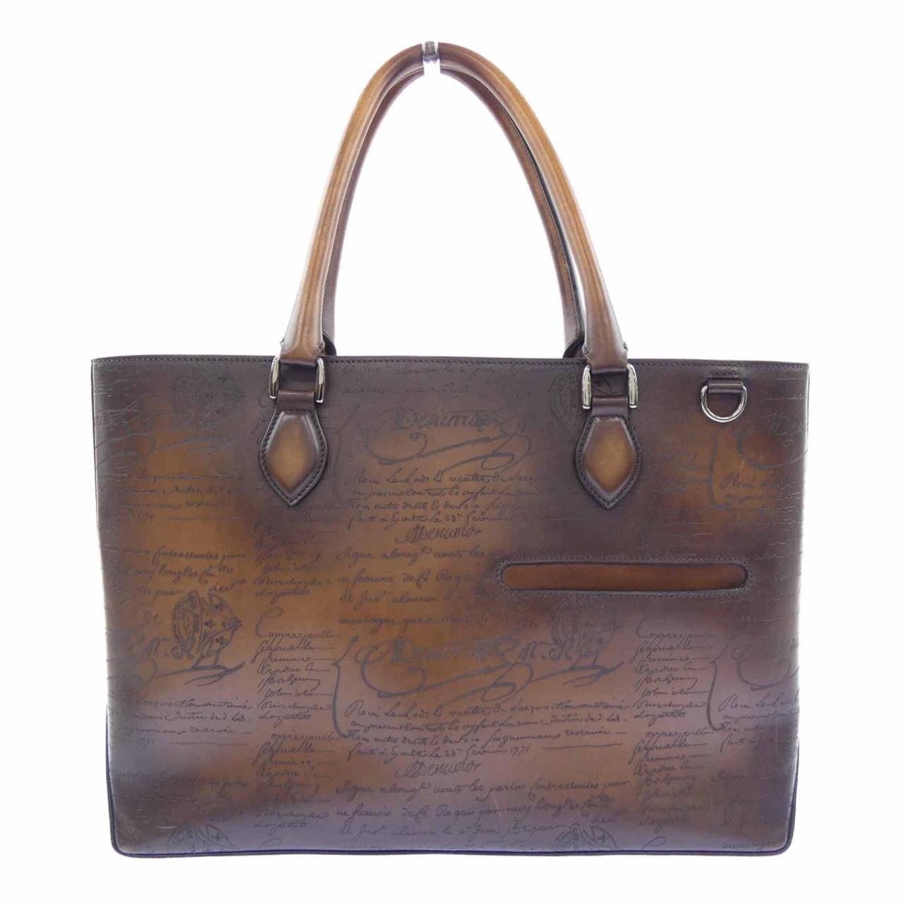 ベルルッティ Berluti トゥジュールスクリットレザートートバッグ BAG