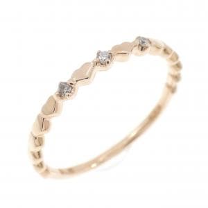 クミキョク ハート ダイヤモンド リング 0.03CT
