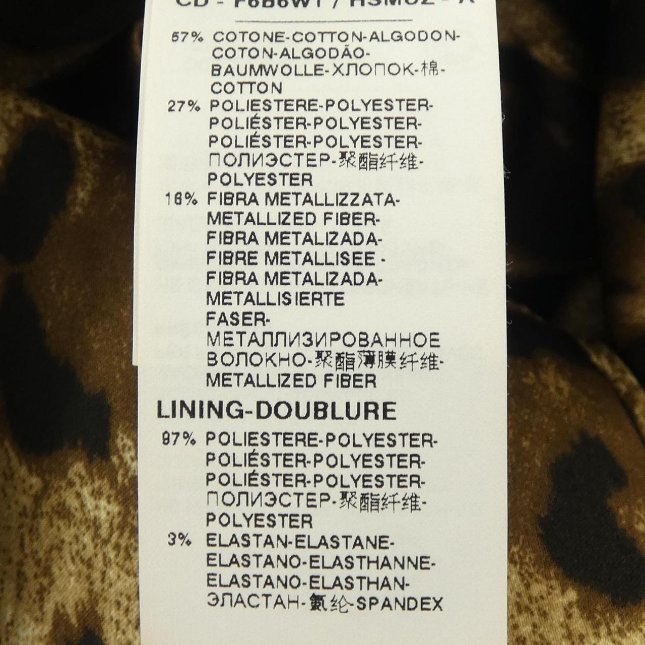 ドルチェアンドガッバーナ DOLCE&GABBANA F6B6WT/HSMUZ ワンピース