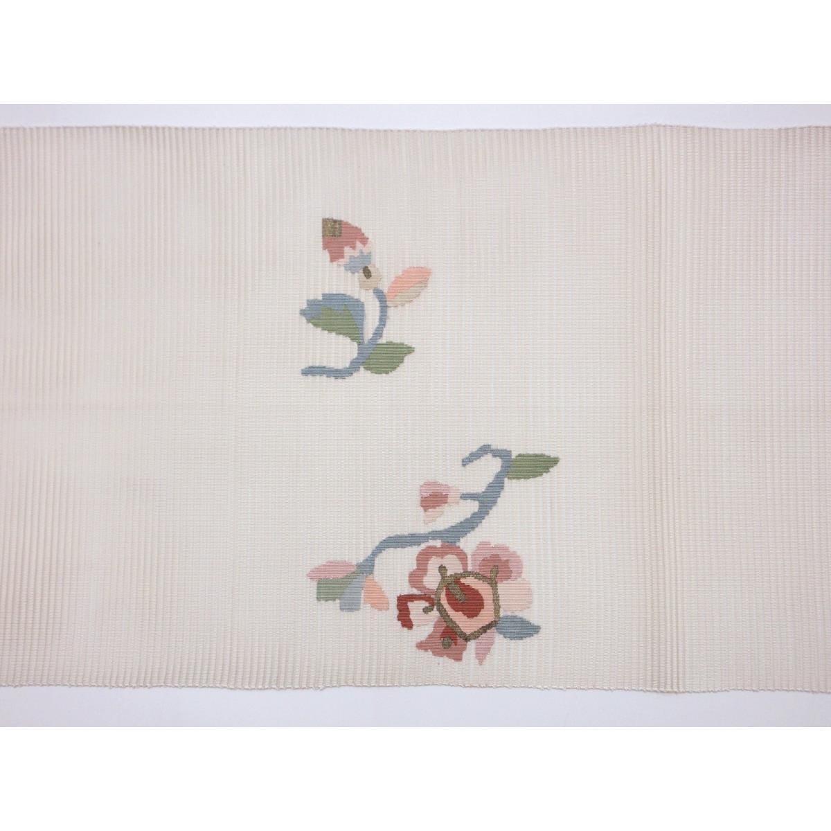 夏名古屋帯　絽綴織