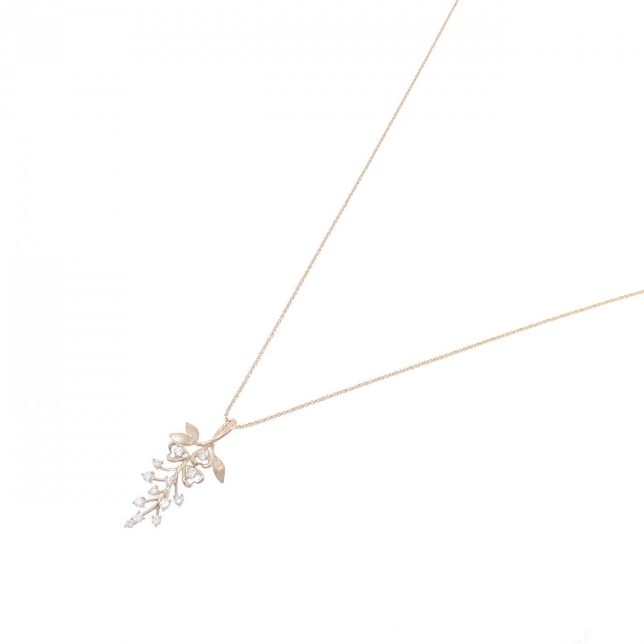K18PG ダイヤモンド ネックレス 0.27CT