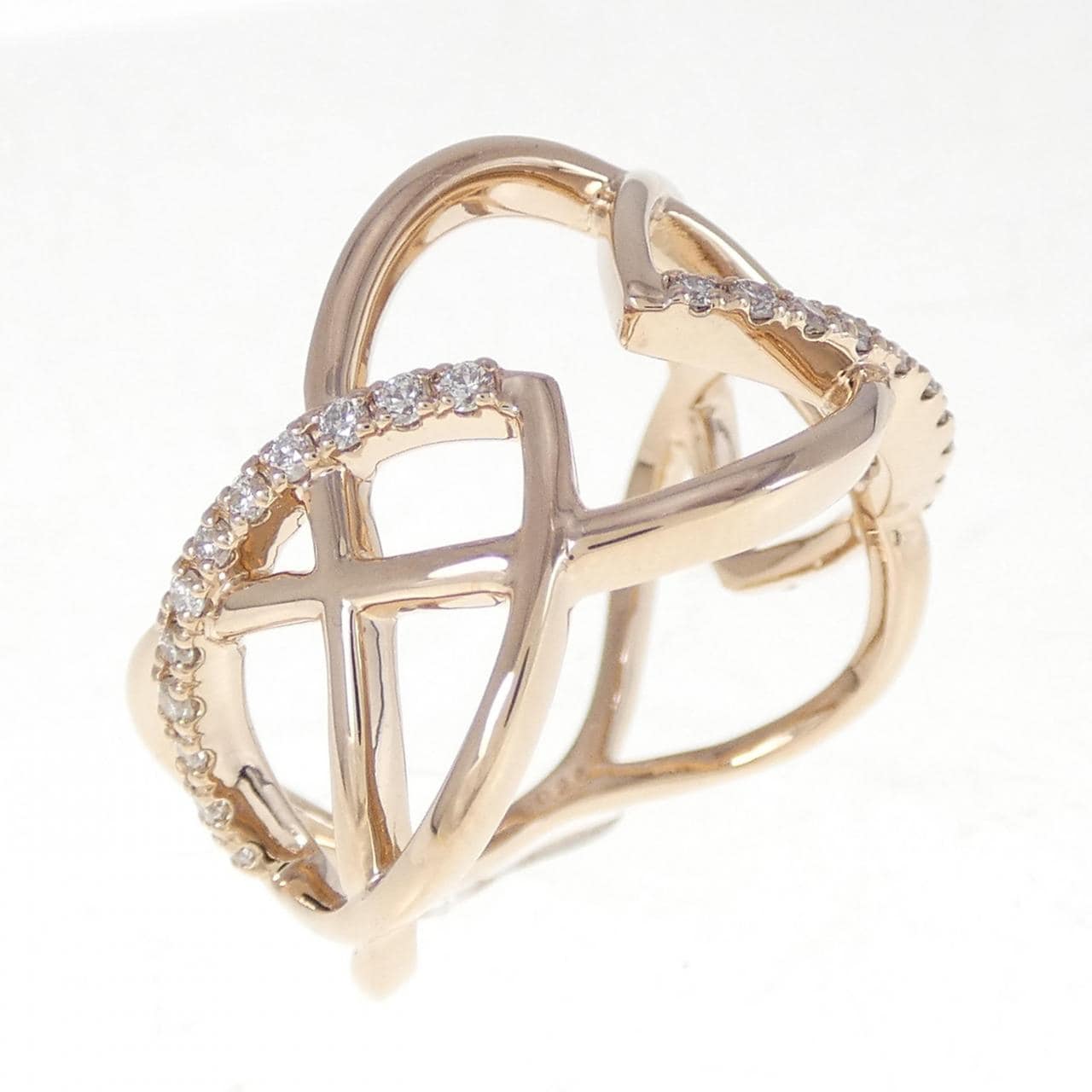 K18PG ダイヤモンド リング 0.26CT