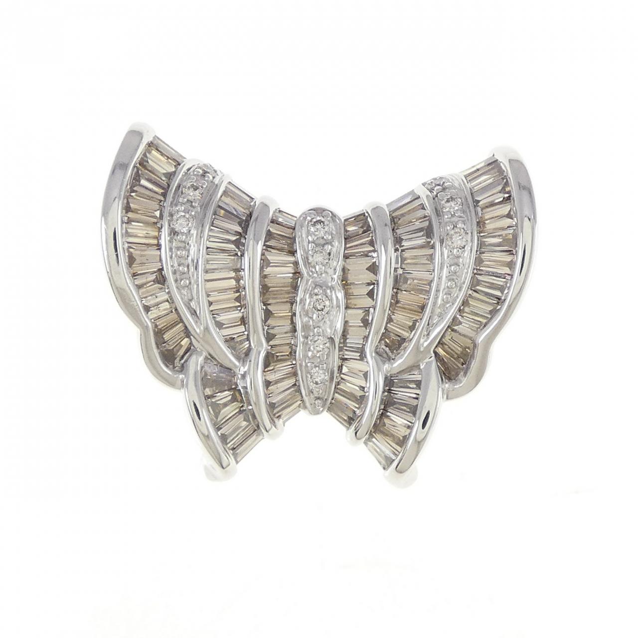 K18WG ダイヤモンド リング 1.65CT