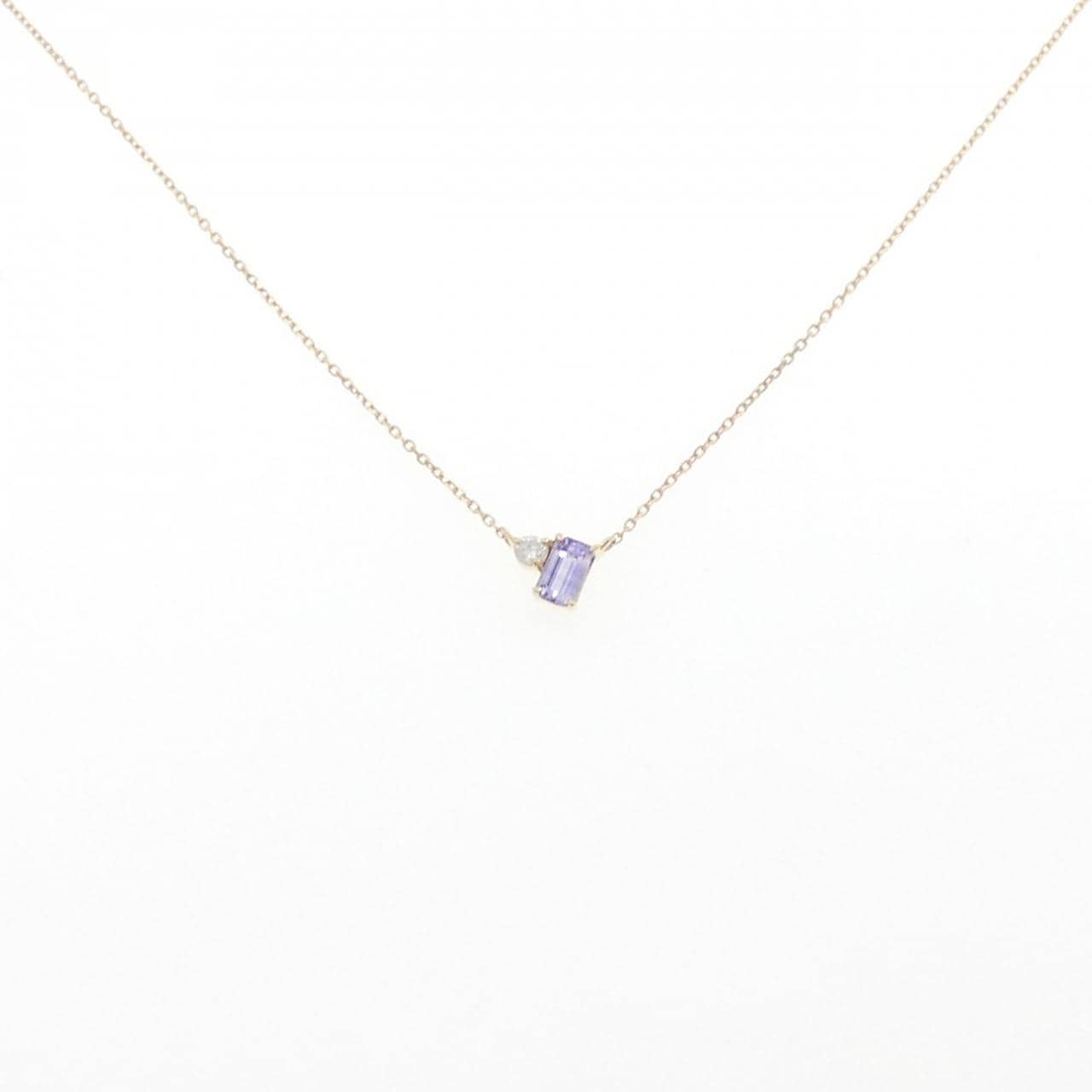 K18YG サファイヤ ネックレス 0.36CT
