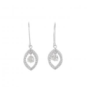 [BRAND NEW] PT Diamond Earrings 0.244CT 0.241CT F SI1 Good