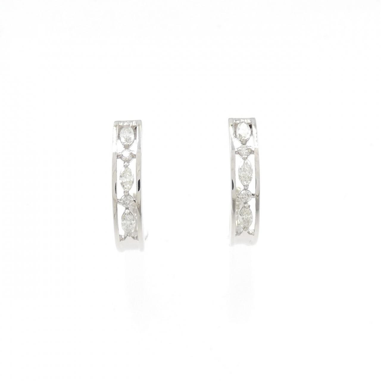 【新品】PT900 ダイヤモンド ピアス 0.24CT