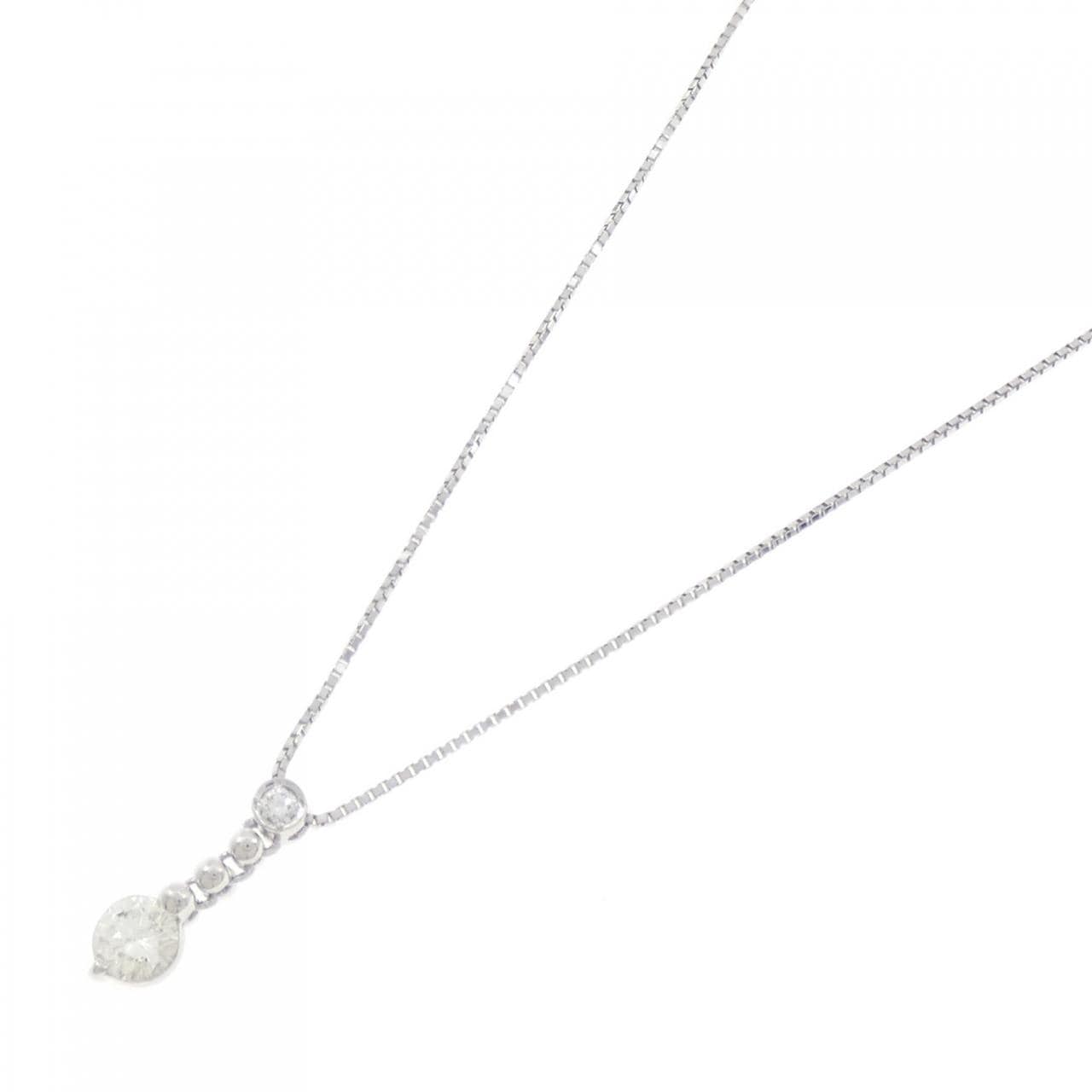 PT900/PT850 ダイヤモンド ネックレス 0.35CT