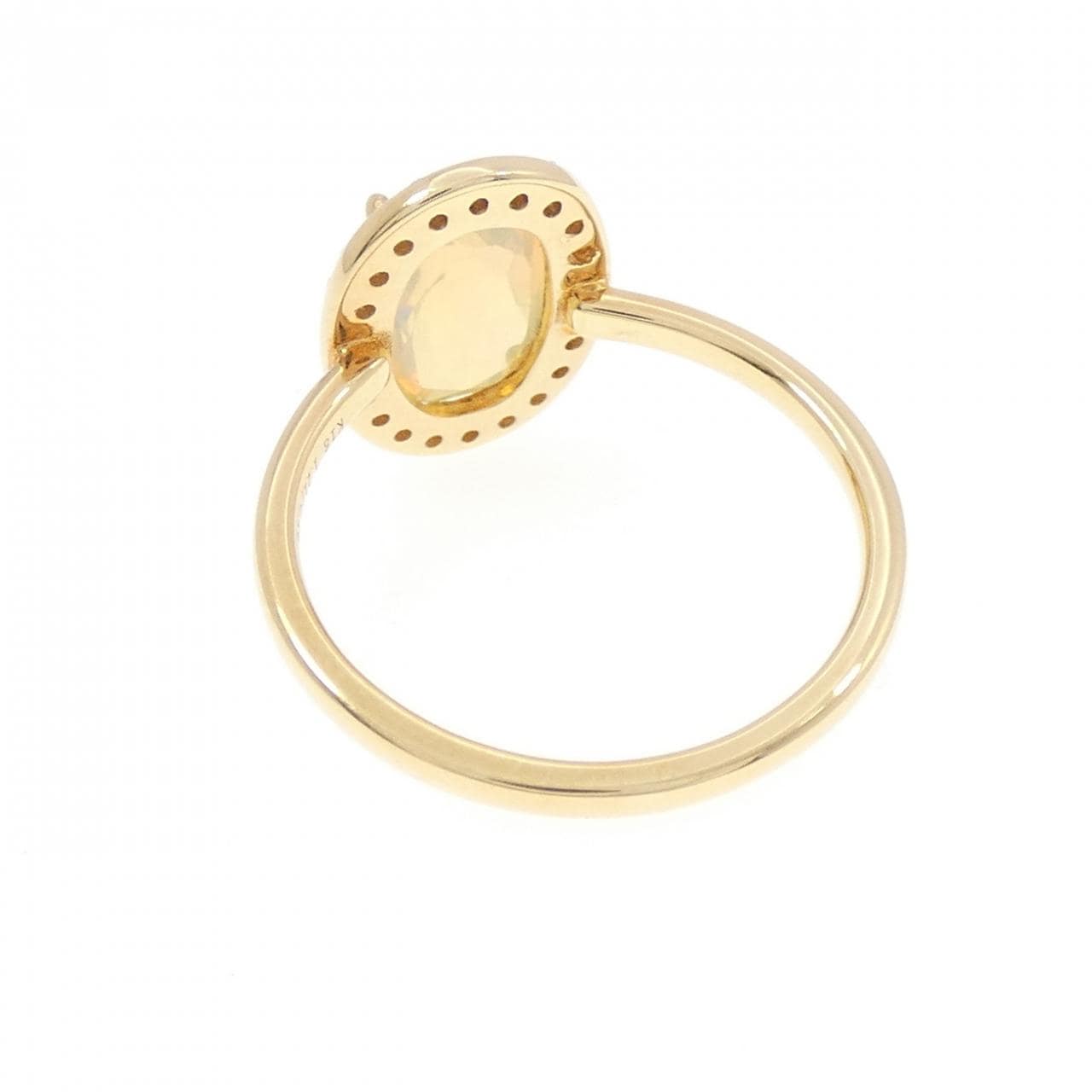 【新品】K18YG オパール リング 1.21CT