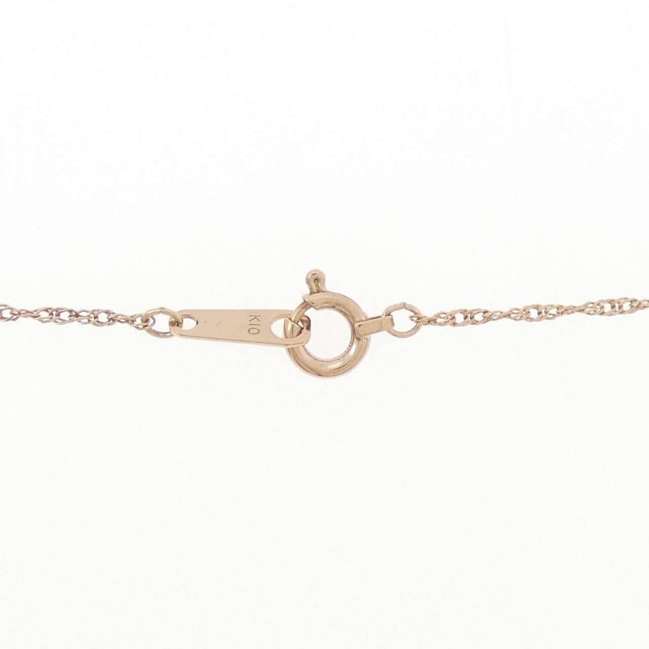 K10PG ダイヤモンド ネックレス 0.03CT