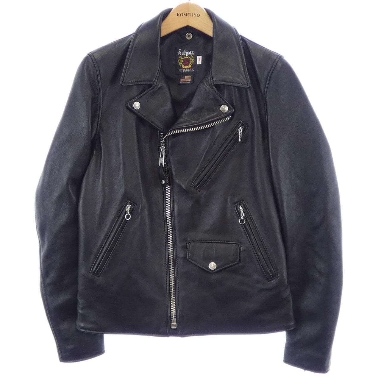 短外套SCHOTT 7823950089皮革骑士夹克