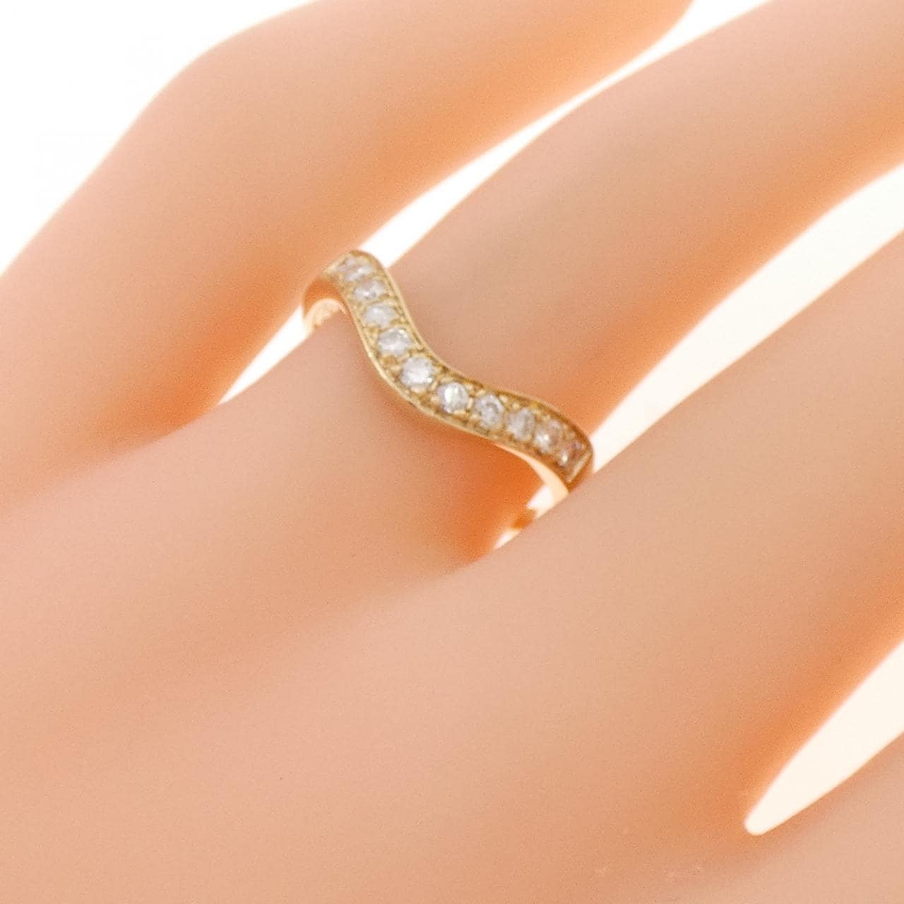 K18YG ダイヤモンド リング 0.22CT