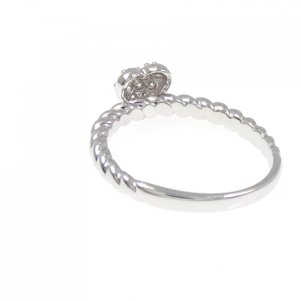 PT900 ハート ダイヤモンド リング 0.16CT