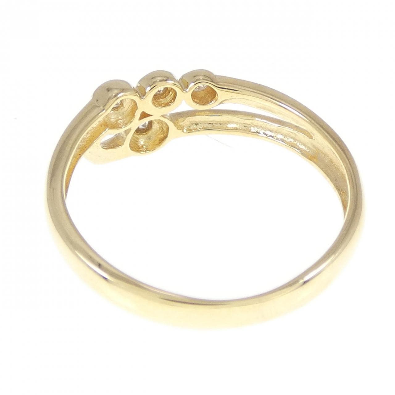 K18YG ダイヤモンド リング 0.18CT