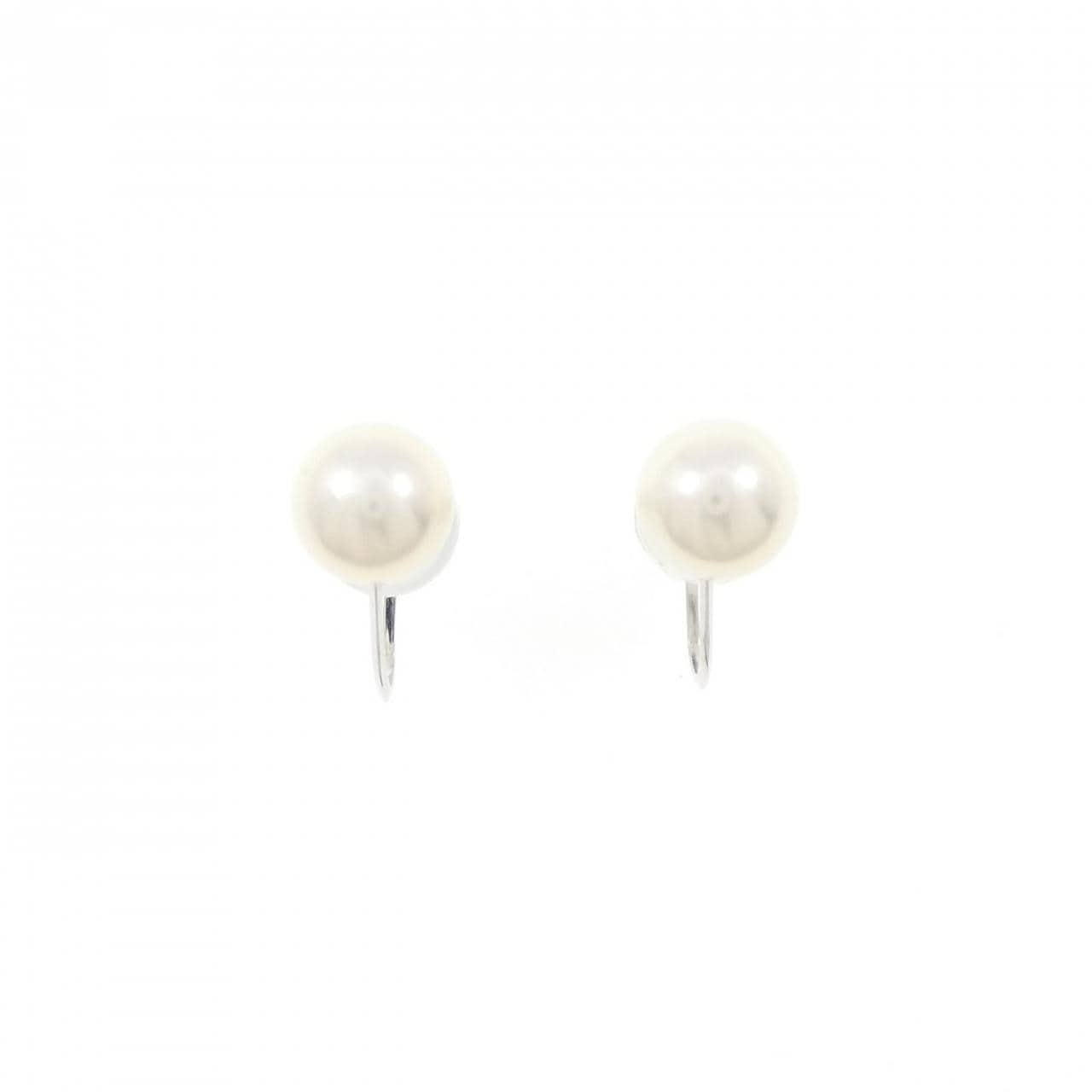 K14WG アコヤパール イヤリング 8mm