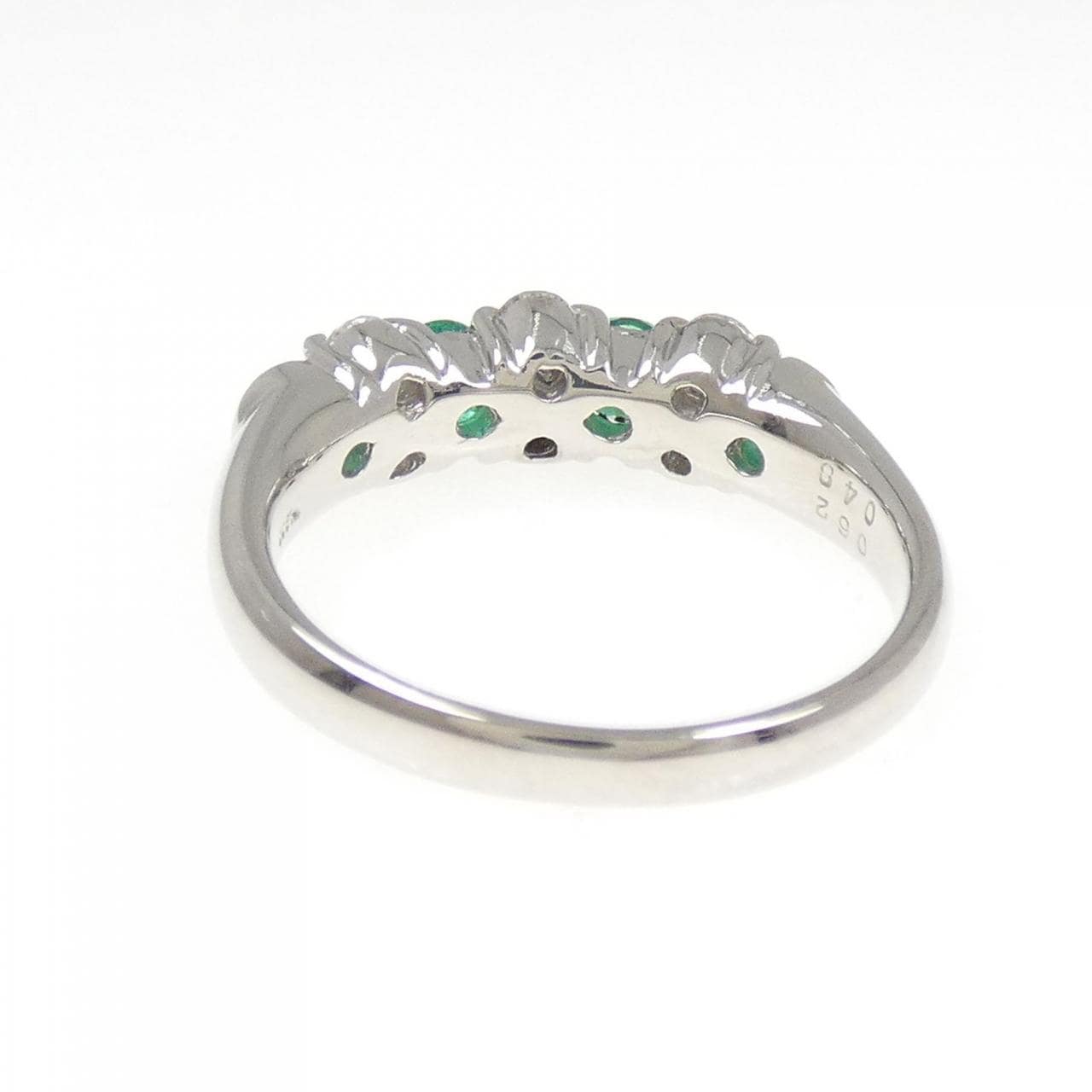 PT900 エメラルド リング 0.62CT
