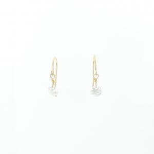 K18YG ダイヤモンド ピアス 0.2CT