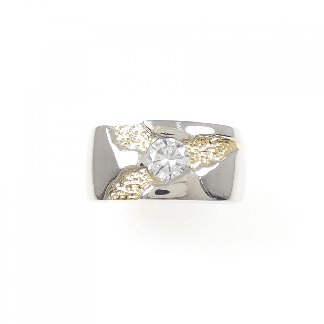 PT900/K18YG ダイヤモンド リング 0.5CT