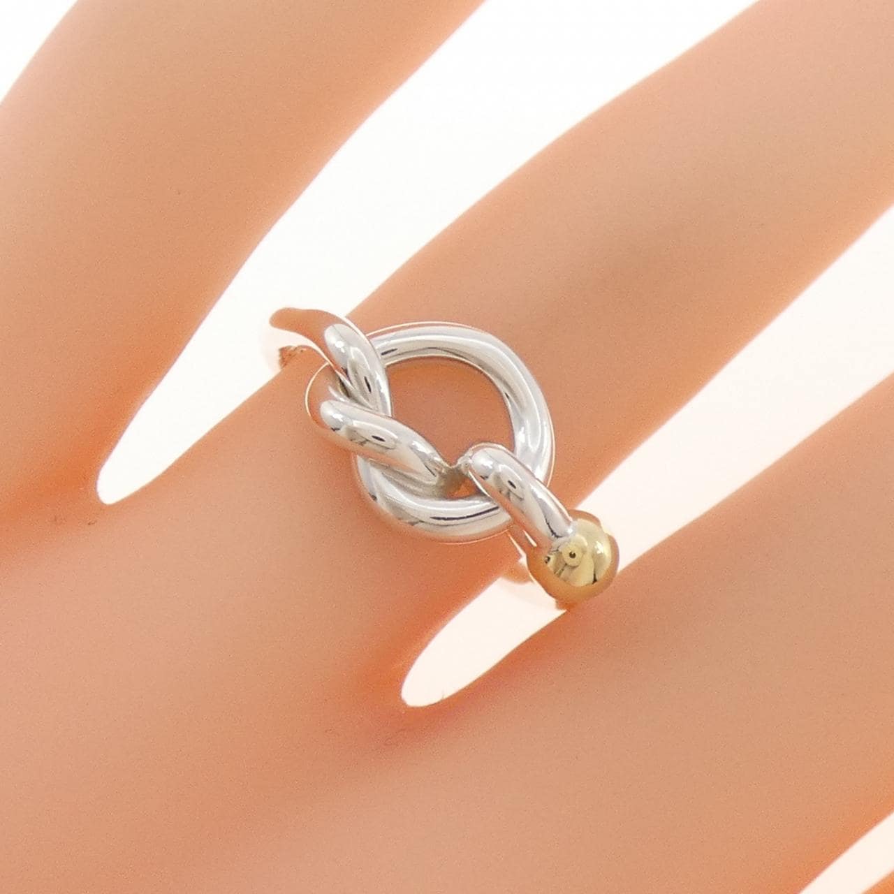 【ヴィンテージ】ティファニー ラブノット リング